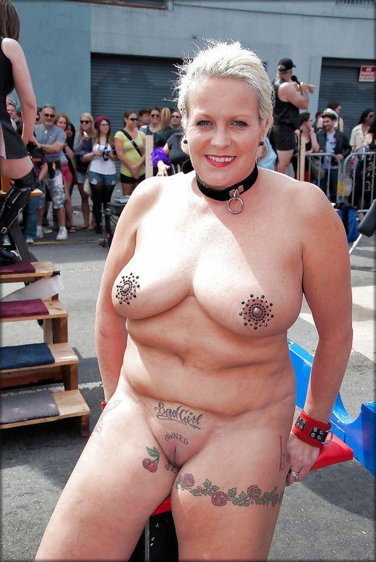 Public oiled grannies tattoo